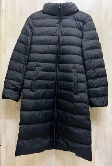 유니클로 울트라 라이트 다운 롱 코트 여성용 S 블랙