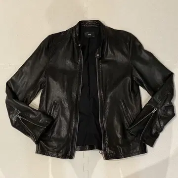 HARE 블랙 가죽 자켓 L