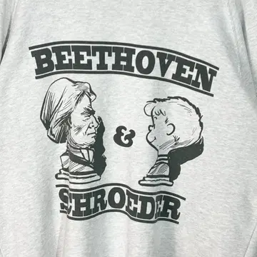 [ 디스커스 피넛 ] 맨투맨 베토벤 & 슈뢰더 L