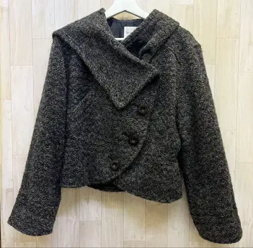 센소유니코 io comme io 모헤어 울 숏 자켓 코트 M
