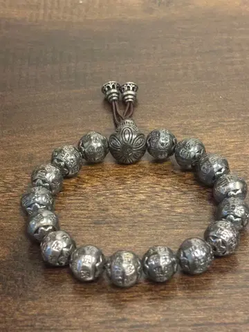 실버 팔찌 조각 포함