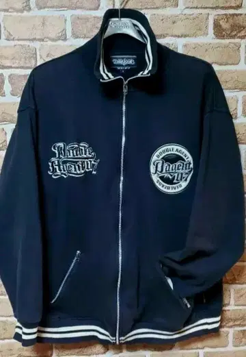 남성용 자켓 맨투맨 DOUBLE AGENT L~XL 빅 실루엣