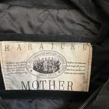 MOTHER 블랙 가죽 자켓