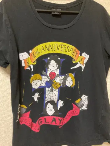 GLAY 20th ANNIVERSARY 티셔츠