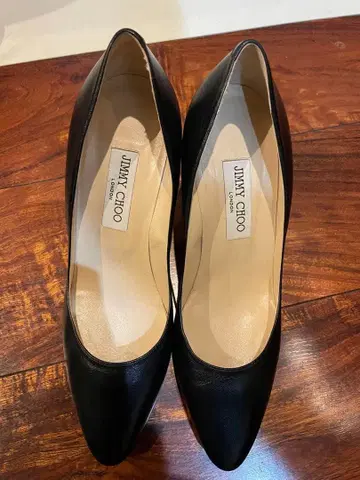 JIMMY CHOO 블랙 하이힐 스틸레토 39 1/2