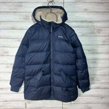 보아 안감 다운 자켓 M 네이비 파타고니아