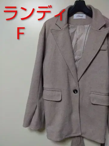 랜디 베이지 자켓 코트 F