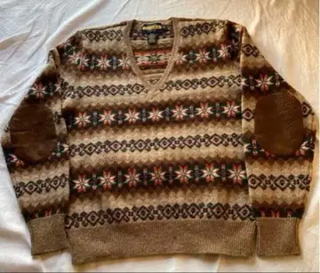 RUGBY 페어아일 패턴 스웨터 M 사이즈