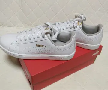 PUMA UP PERF 화이트 스니커즈 22.5cm