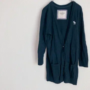 레어 Abercrombie & Fitch [ M ] 네이비 가디건