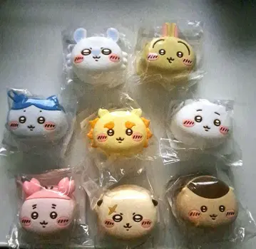 치이카와 (먼작귀) 얼굴 미니 실리콘 파우치 전 종류 8종