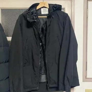 ikka 풀 집업 마운틴 후드티 라이너 포함