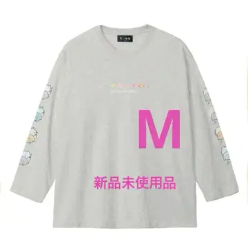 치이카와 (먼작귀) Chiikawa 베이비 긴팔 티셔츠 엉덩이 오트밀 M