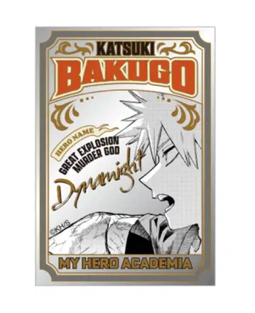 나의 히어로 아카데미아 펍 미러풍 아크릴 스티커 컬렉션 바쿠고 카츠키