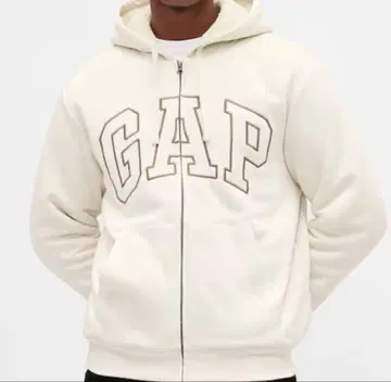새상품 택 포함 GAP 보아 안감 후드티 XL 치노 아이보리 gap