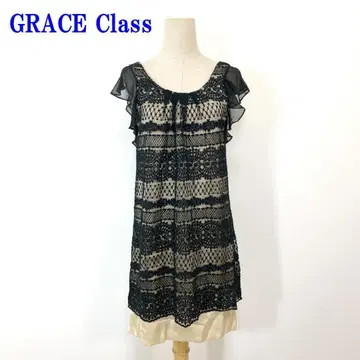 그레이스클래스 원피스 블랙 베이지 나일론 100% 36 C3669