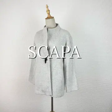 새상품급 SCAPA 노카라 울 자켓 일본제