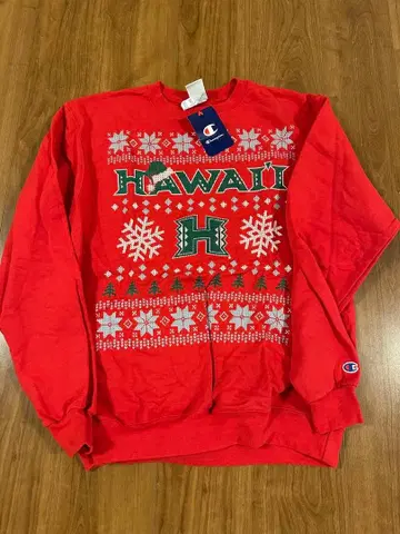 Champion 하와이 맨투맨 하와이 대학 알로하 컬렉션