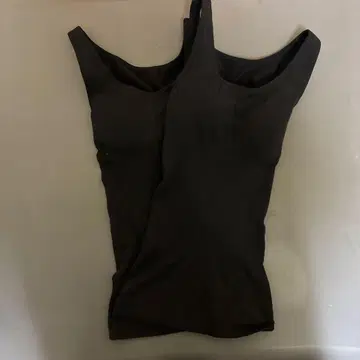 UNIQLO HEATTECH 블랙 탱크탑 XS 2개 세트