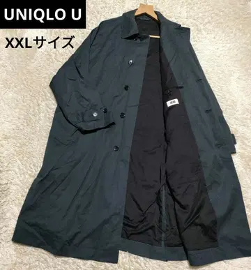 UNIQLO U 스텐카라 코트 네이비 XXL 사이즈 빅 사이즈