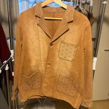 베이지 린넨 자켓 패턴