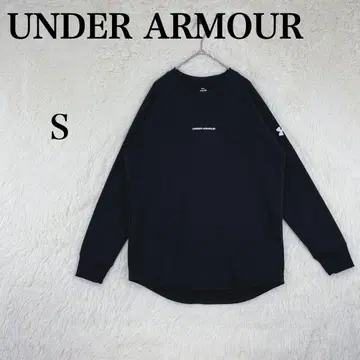 언더아머 긴팔 맨투맨 심플 S 블랙 라운드넥