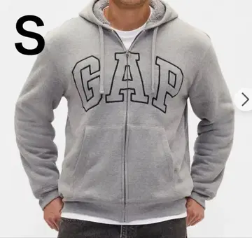 새상품 택 포함 GAP 보아 안감 후드티 S 그레이 gap