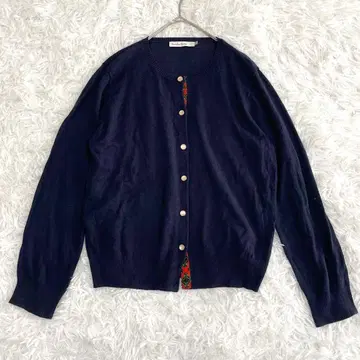 세븐데이즈선데이 가디건 크루넥 네이비 L