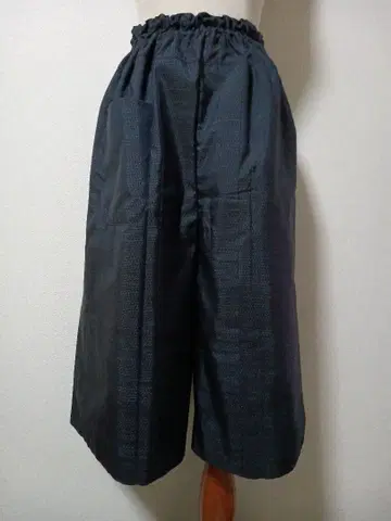 순수 실크 남성 오시마 명주 기모노 리메이크 팬츠/큐롯