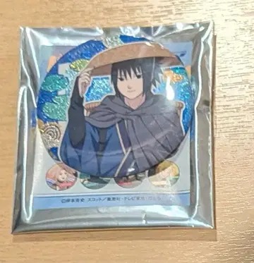 AGF 한정판 NARUTO 돌풍전 글리터 캔뱃지 사스케