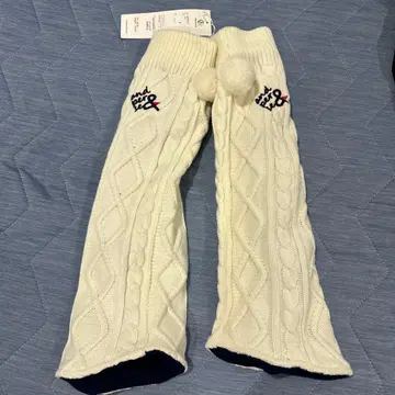 [새상품] and per se 폼폼 포함 레그 워머 F 사이즈