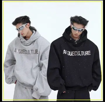 Argue calture 후드티 블랙 M 아규컬처