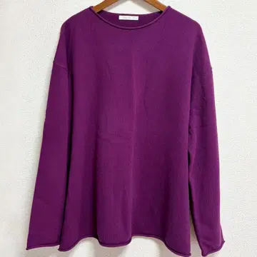 GALERIE VIE 퍼플 긴팔 니트