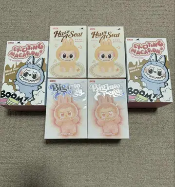 정품 미개봉 Labubu 마카롱 have a seat .enery 6상자