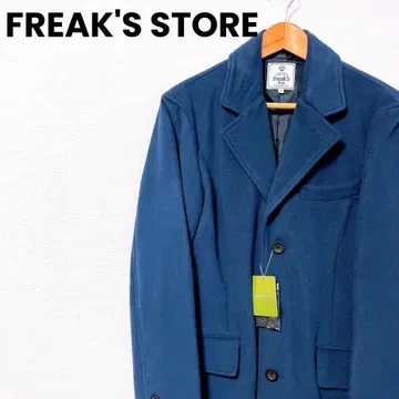 [ 미사용 ] FREAK'S STORE 네이비 울 코트 파랑