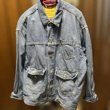 Levi's Red 데님 자켓