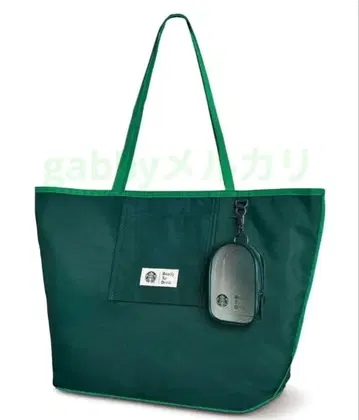 한국 스벅 해외 스타벅스 RTD 다크 그린 토트백 새상품