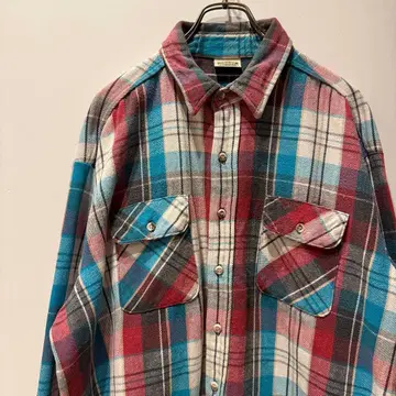 90's FIVE BROTHER 헤비 플란넬 셔츠 2XL
