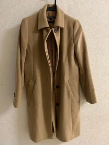 LAUTREAMONT 베이지 롱 코트 38