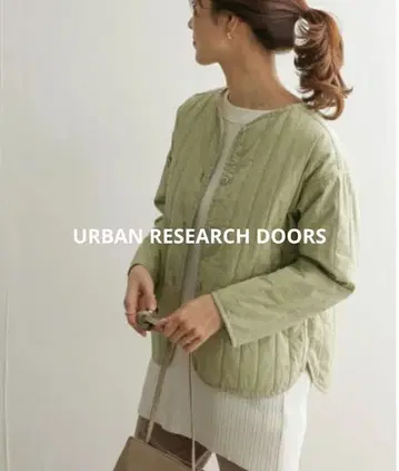 손세탁 가능 코튼 퀼트 숏 자켓 / 어반 리서치 도어즈