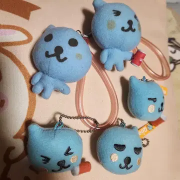 Qoo 스트랩 키링 세트