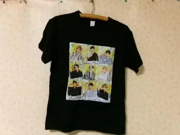 100803 SNOW MAN 티셔츠 블랙 S