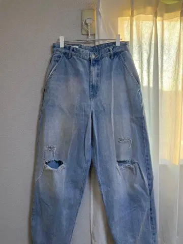 ZARA 데미지 데님 팬츠 EUR 38