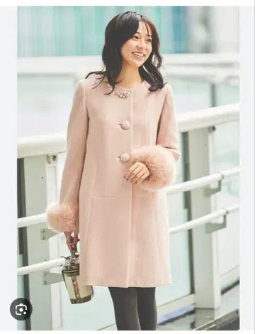 [사에코 씨 코트] Debut de Fiore 노카라 코트 그레이 38