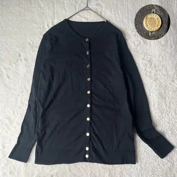 뮤즈 두지엠 클라세 FFgrace 크루넥 가디건 골드 버튼