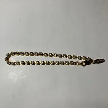 골드톤 크리스탈 스톤 팔찌