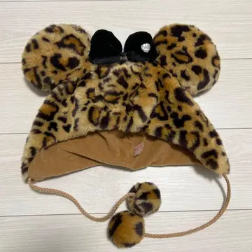 레오파드 무늬 팬캡