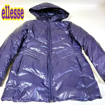 ellesse 엘레쎄 후드 부착 다운 자켓 퍼플 L