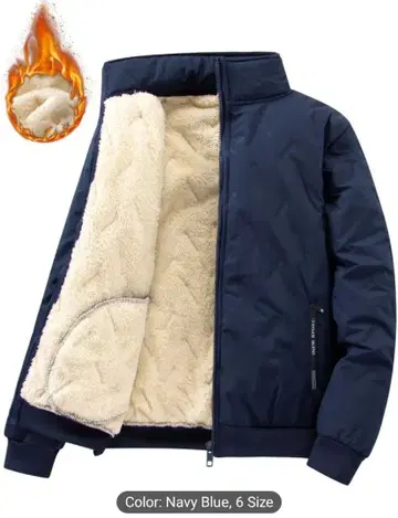 네이비 블루 플리스 자켓 6 사이즈