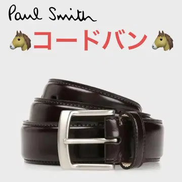 Paul Smith 남성용 벨트 코도반 다크 브라운